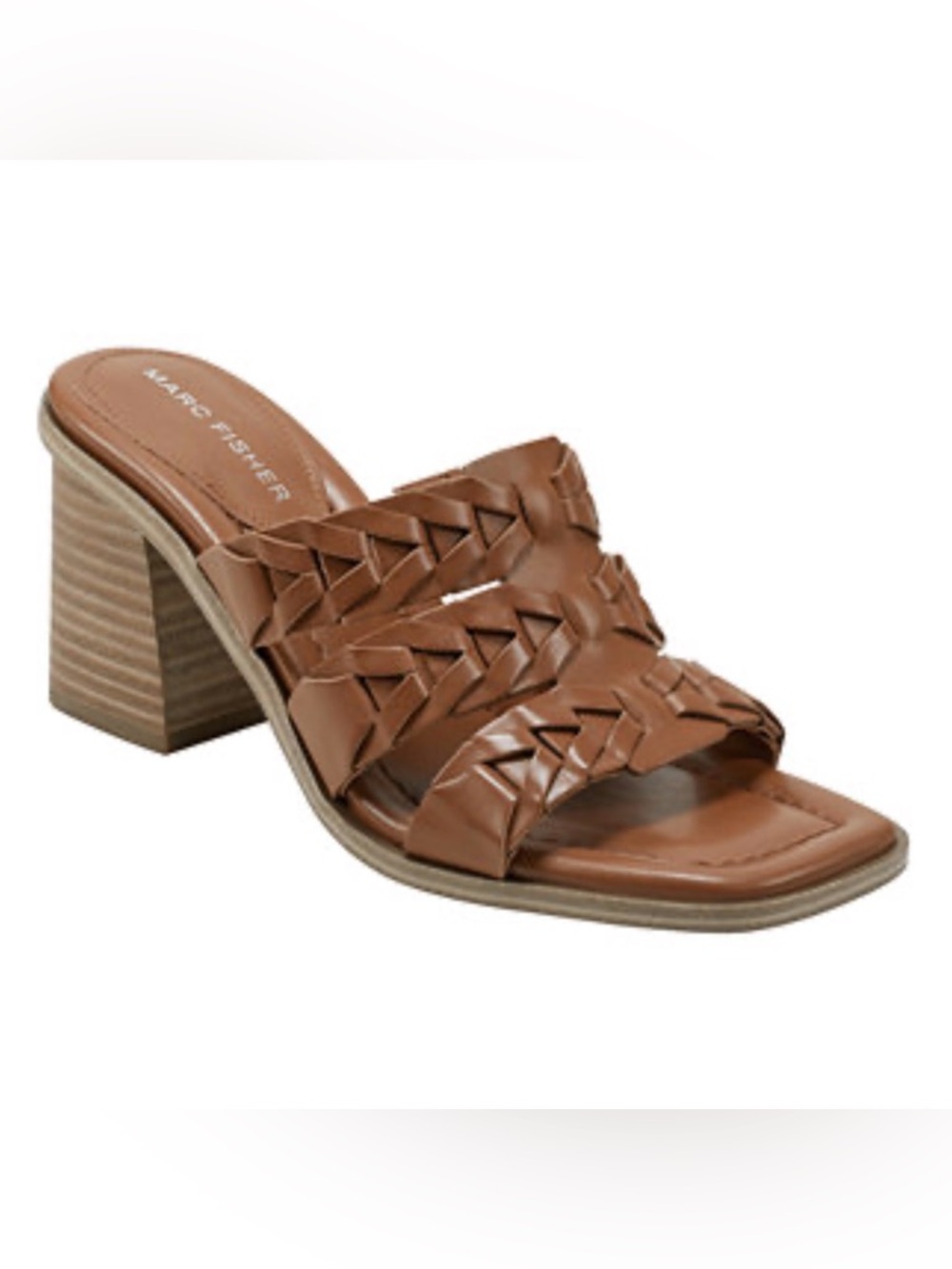 Marc Fisher Melita Braided Block Heel Sandal - Size 6.5 (NIB)